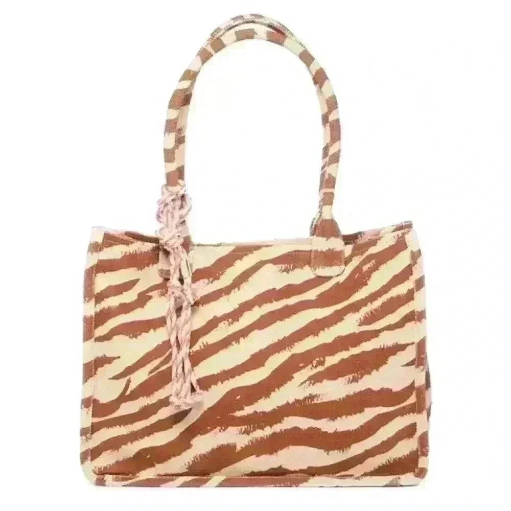 Vince Camuto Alula Tote, Tan Zebra